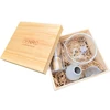 Madera Marrón Claro (Cuenco de Cristal 4 piezas)