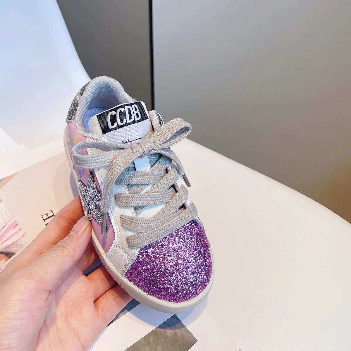 Star Girl Glitter Sneakers