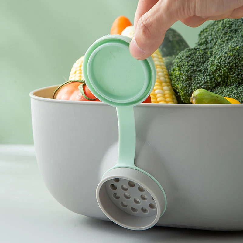 Creative Drainage Basket Multifunctional Sieve Plastic Fruit and Vegetable Washing Basket Household Items
