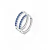 Silver Blue CZ