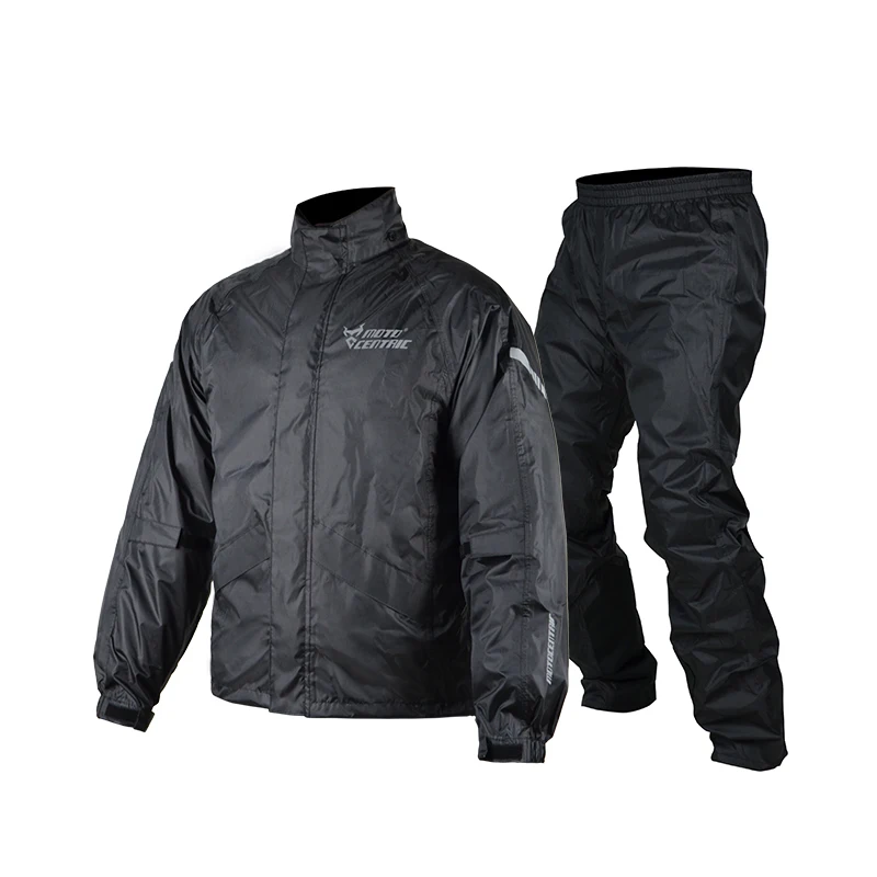 MOTOCENTRIC Waterproof Motorcycle Jacket with Warning Light