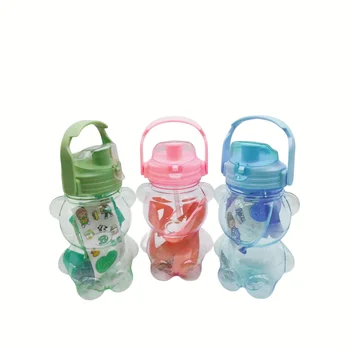 Cartoon Student Water Cup small animal water cup plastic cup wholesale