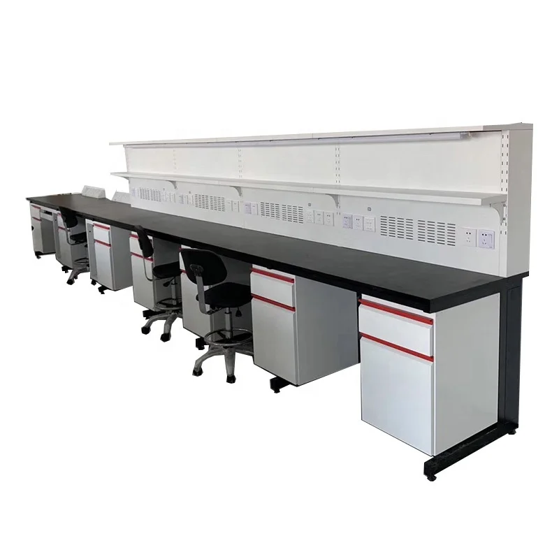 Modern Laboratory Work Bench Durable Lab Table Price With Cabinet