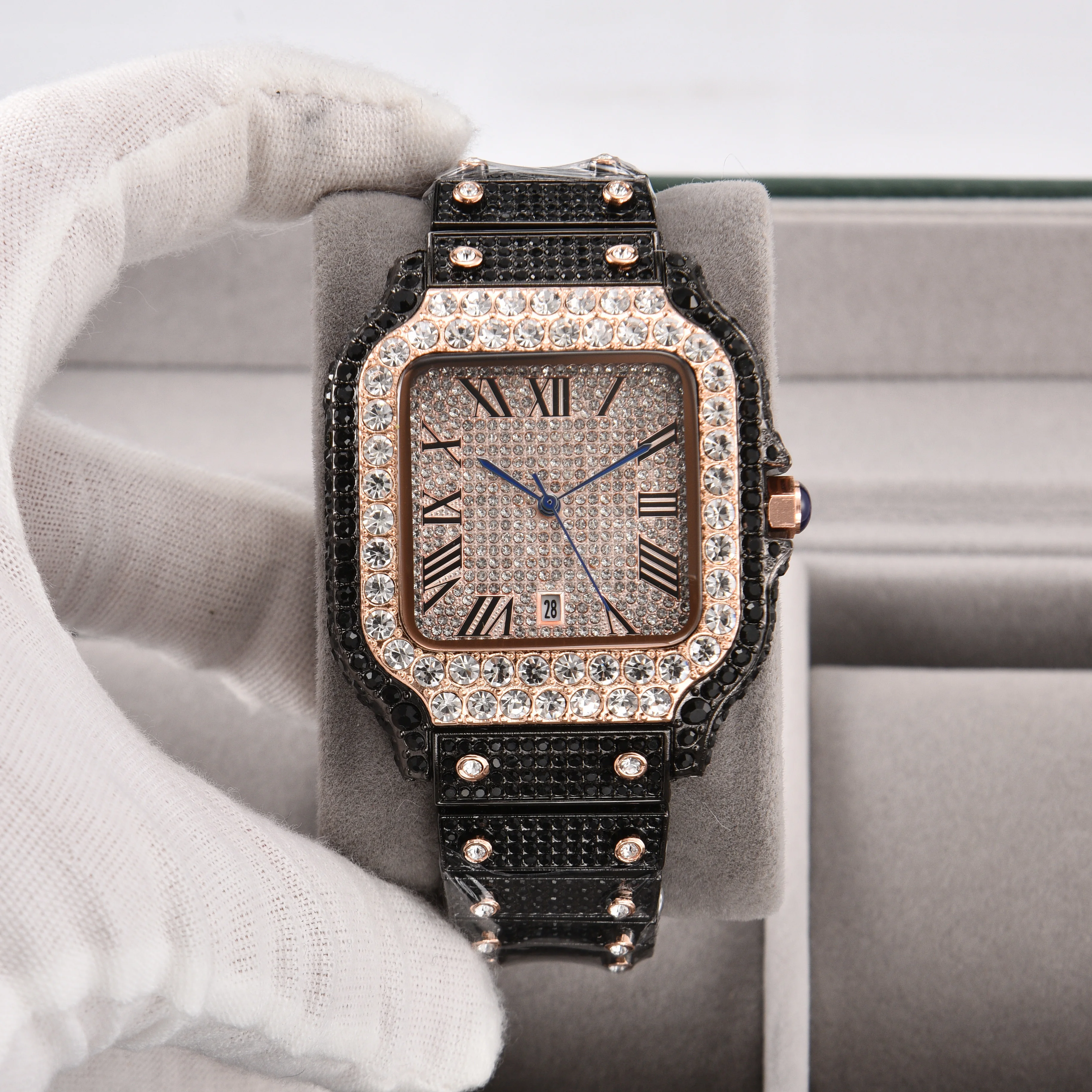 Luxury Square Diamond Watches for Men - 2026 Edition