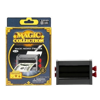 Novelty Close Up Paper Change To Money Magic Prop Money Maker Make Money Machine Paper Pocket Printer Magic Tricks Toy for Kids