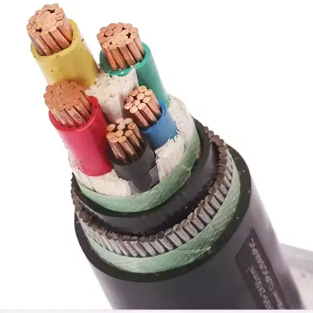 Medium Voltage Armoured Xlpe Power Cable Yjv Power Cable NYY(NAXY) Pvc Insulated Power Cable