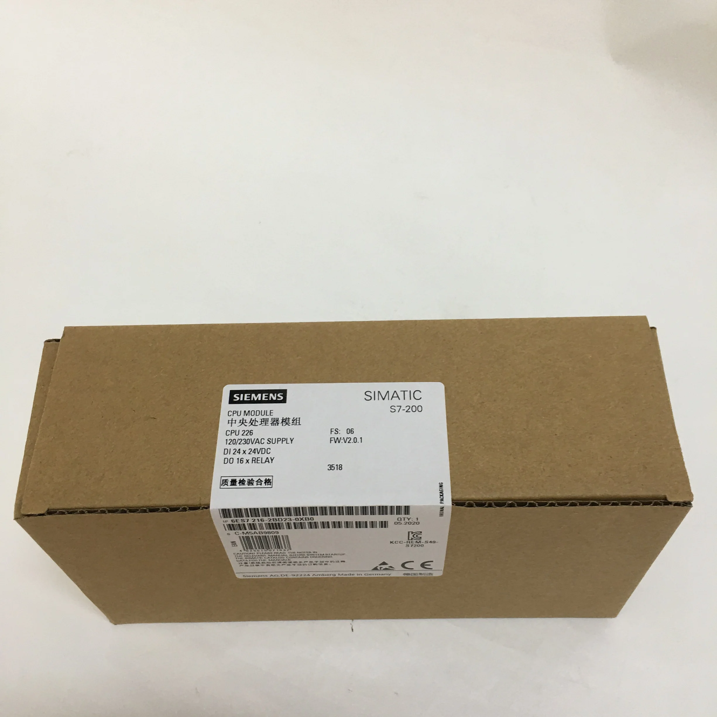 Siemens CPU module 6ES7216-2BD23-0XB0