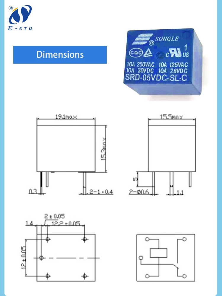 Реле srd 24vdc sl c схема подключения