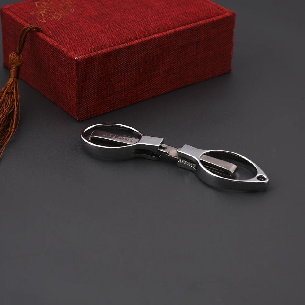 mini folding alloy travel pocket scissors