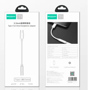  Адаптер для наушников Sikenai с usb на type-c и штекером 3 5