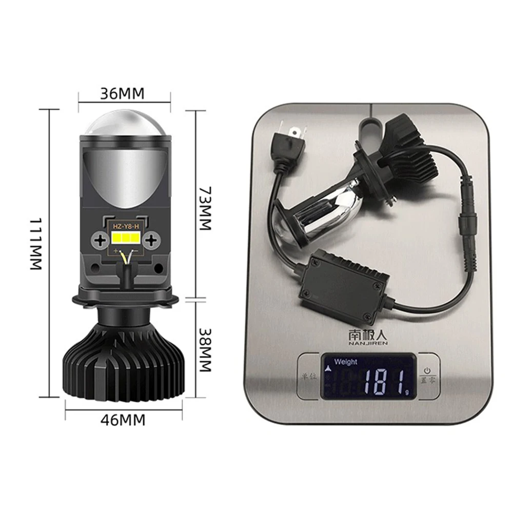 Суперъяркий светодиодный проектор H4 мини-объектив Y6D светодиодные фары лампы 36 Вт дальний и ближний свет