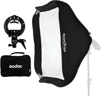 GODOX S Bracket Portable 40*40 50*50 60*60 80*80cm Folding Flash Photography Soft Light Box