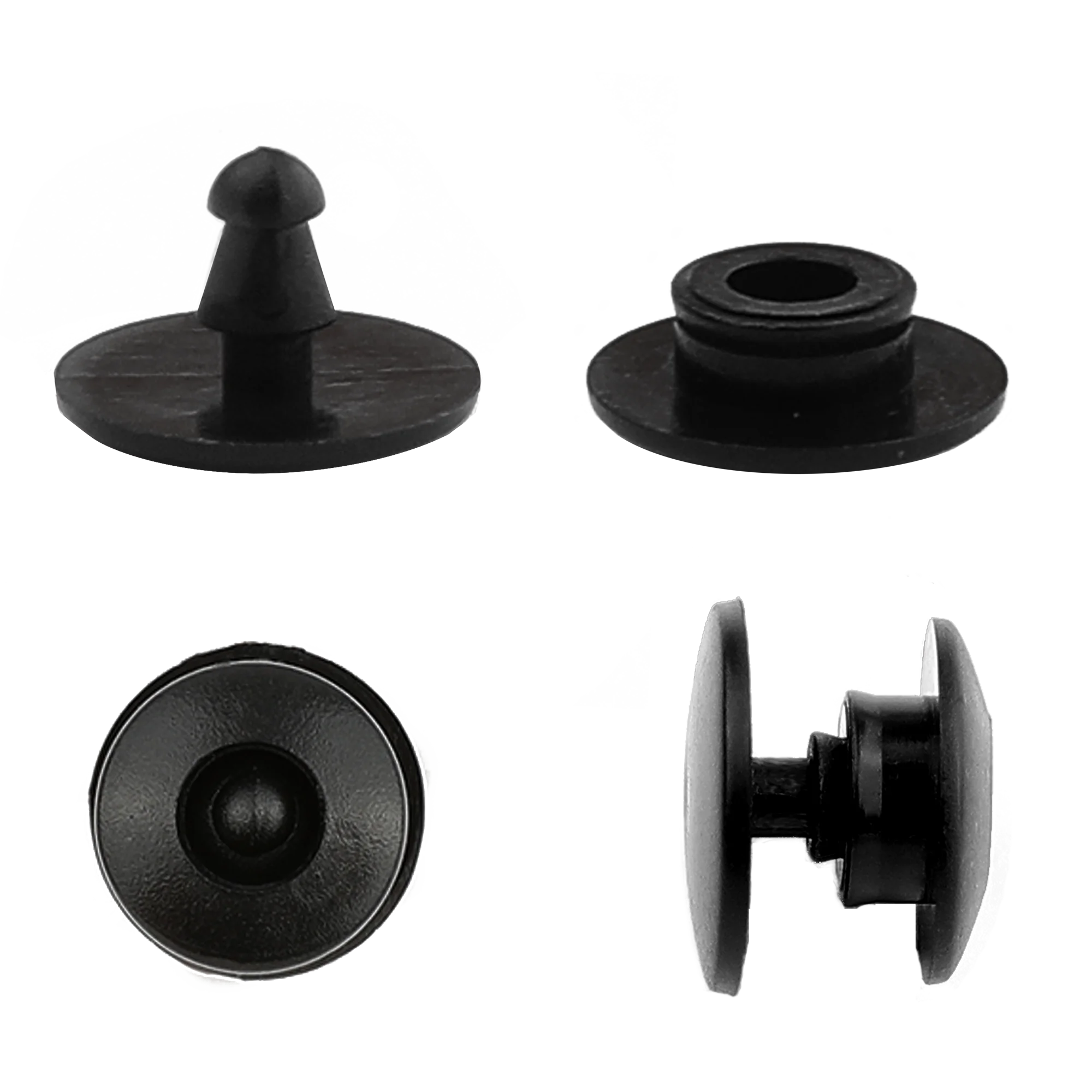 10mm  One Time Using Disposable DuPont Paper Tape Two Parts Plastic Snap Button for Wristband Bracelet Snap Lock Clasp Clip