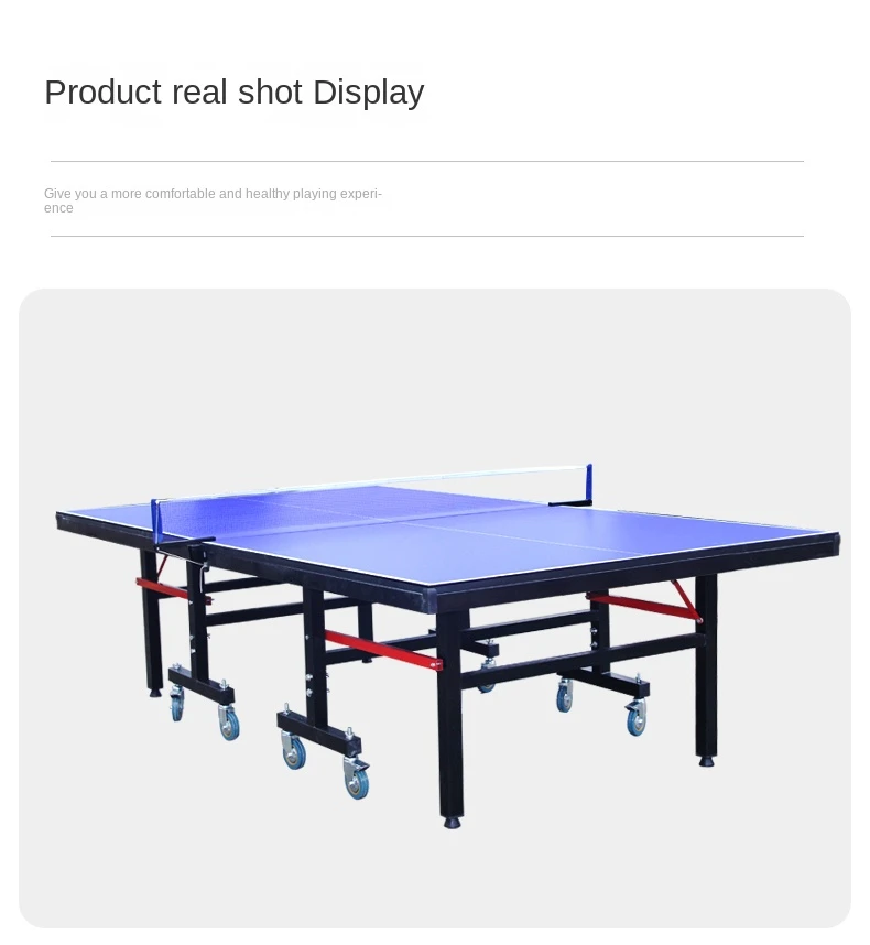 Household Indoor And Outdoor Table Tennis Table,Movable And Foldable