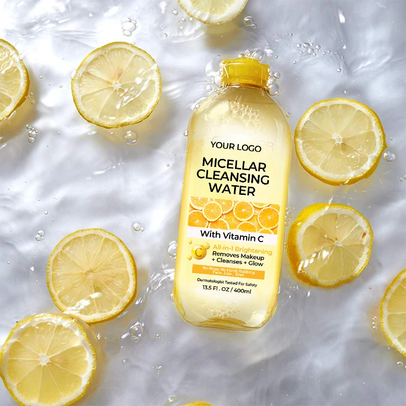 DAAO Private Label Makeup Remover Face Washing Water Deep Cleaning Vitamin C Makeup Remover Water(pic1)