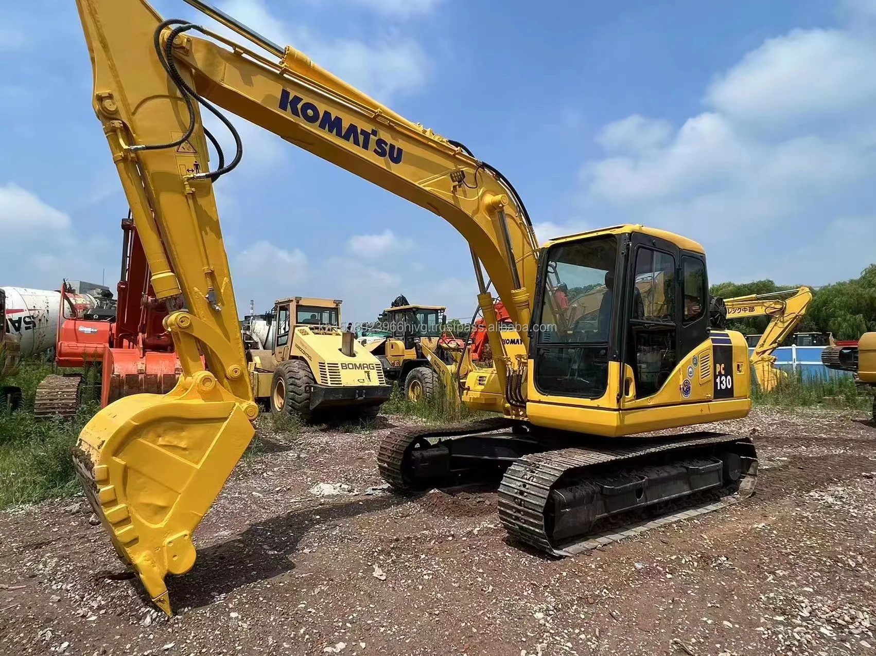 Japan Caterpillar Used Hydraulic Tracked Excavator Komatsu Pc1307