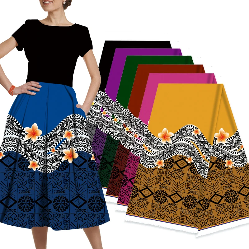 2022 New Polynesian Samoan Puletasi Women Casual Midi Skirts Women ...
