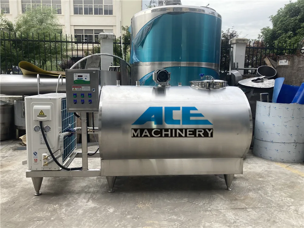ステンレス鋼ミルクチラー乳製品加工機ミルク冷却タンク| Alibaba.com