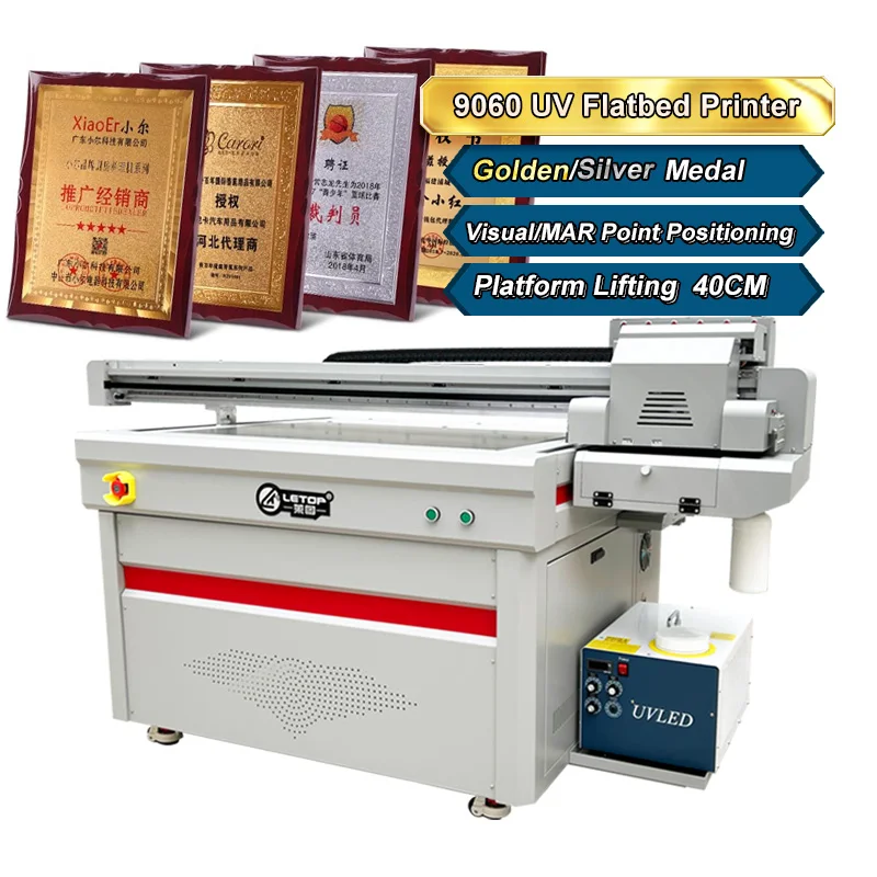 LETOP Factory I3200 UV Flat Digital Printing Plotter Machine Multi-Color Large Wide Format Inkjet Printer for Phone Cases New