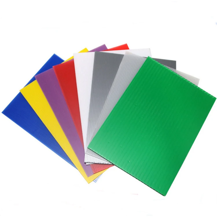 Sun Proof Flame Retardant Hdpe Recycled 4x8 Pp Corrugated Plastic Pallet  Plate Layer Separator Sheets