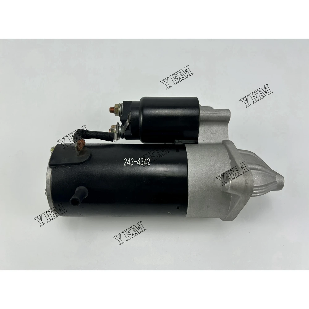 Starter Motor 243-4342 Fit for Caterpillar C2.2 Original Excavator Part