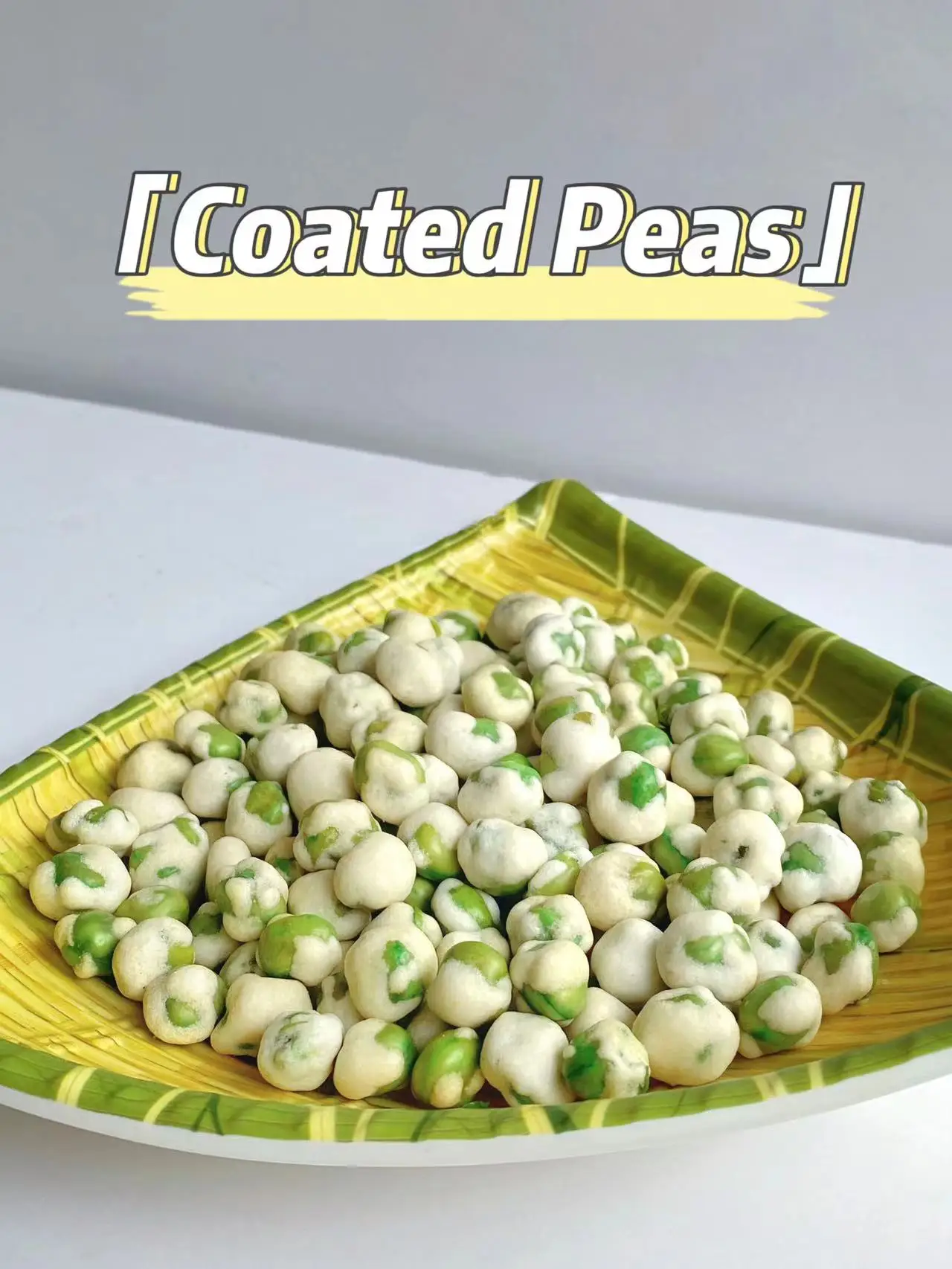 Healthy Snack Delight: White Coated Green Peas - Premium Korean Snack Choice factory