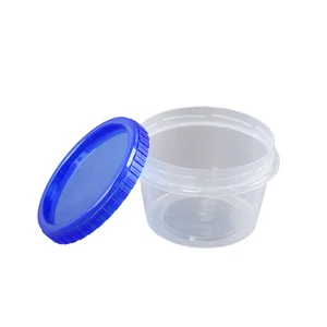 400ML Microwave Safe Leakproof Reusable Plastic Twist Top Containers Detachable Functional Injection PP Small Deli Storage