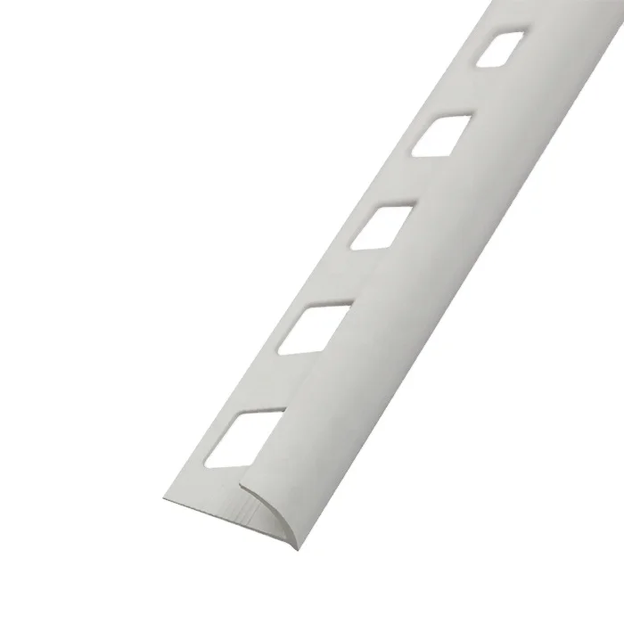 Foshan Manufacture FSF High Quality PVC Tile Trim Round Opened Shape Use for Wall and Floor Decoration