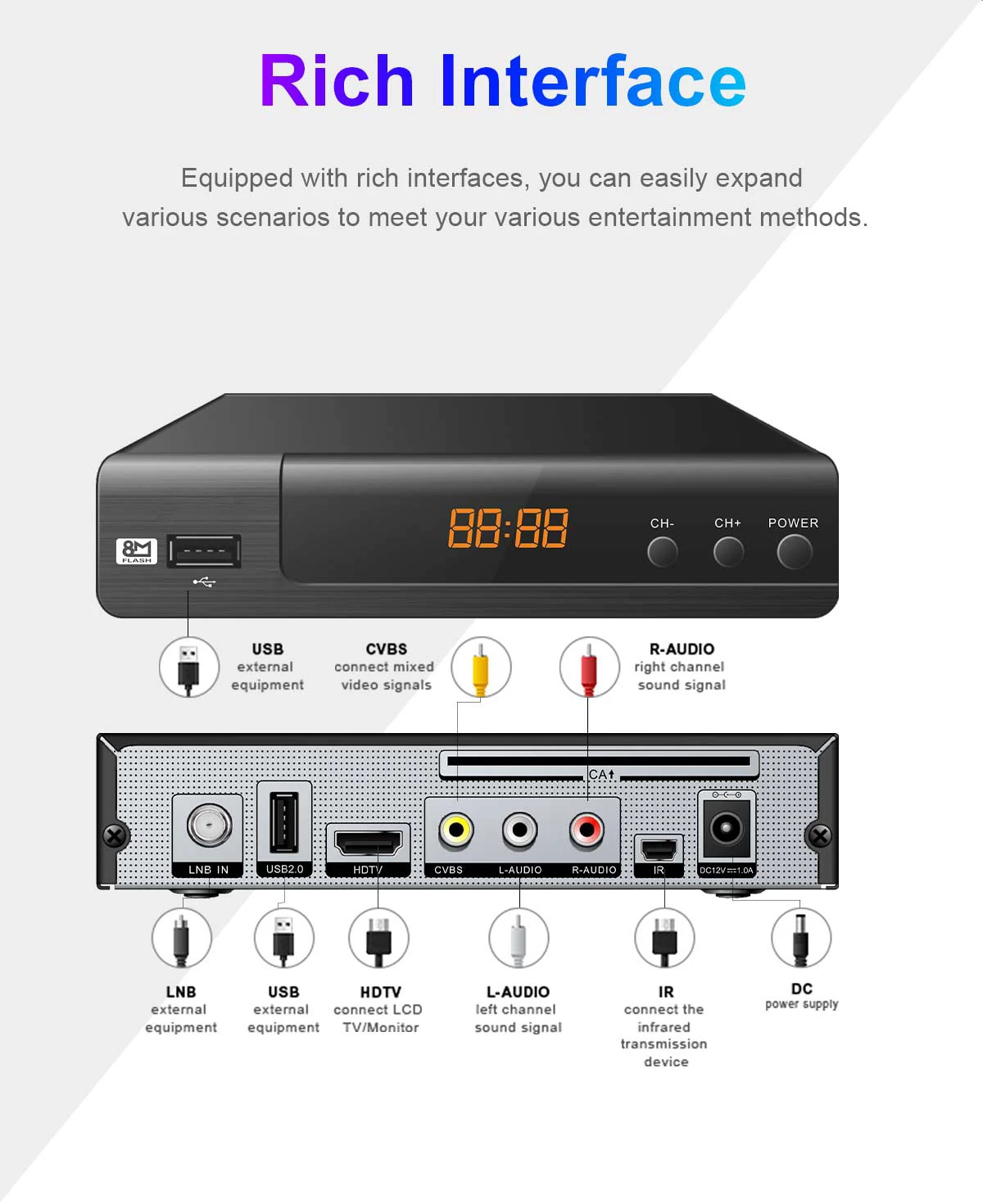 cs8051 cas dvb s2 receiver set top box-57