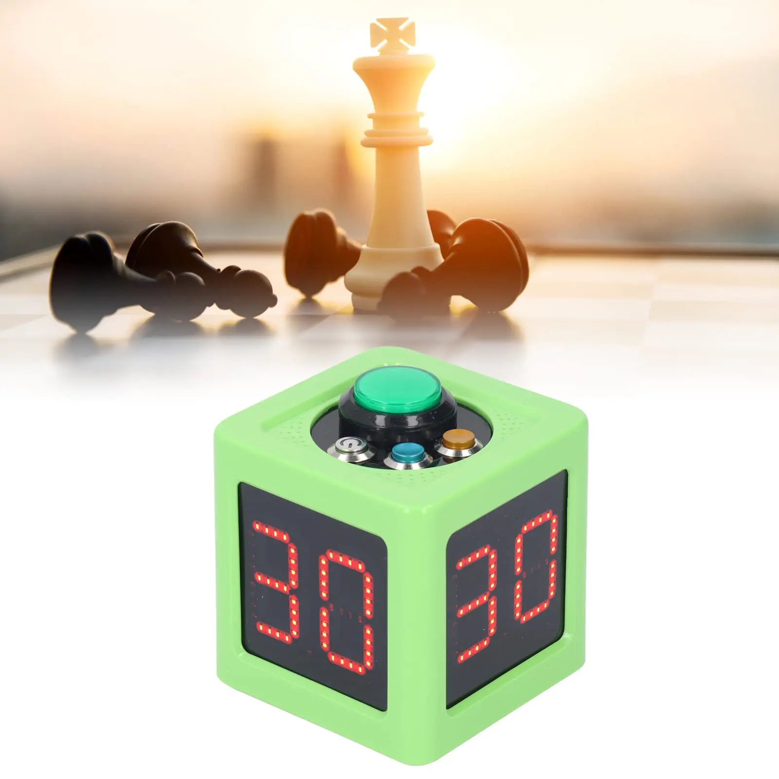 GX 4 Side HD Screen Display 0-99 Seconds Poker Shot Clock Quick Start Countdown Timer for Poker Casino Chess Party Board Game