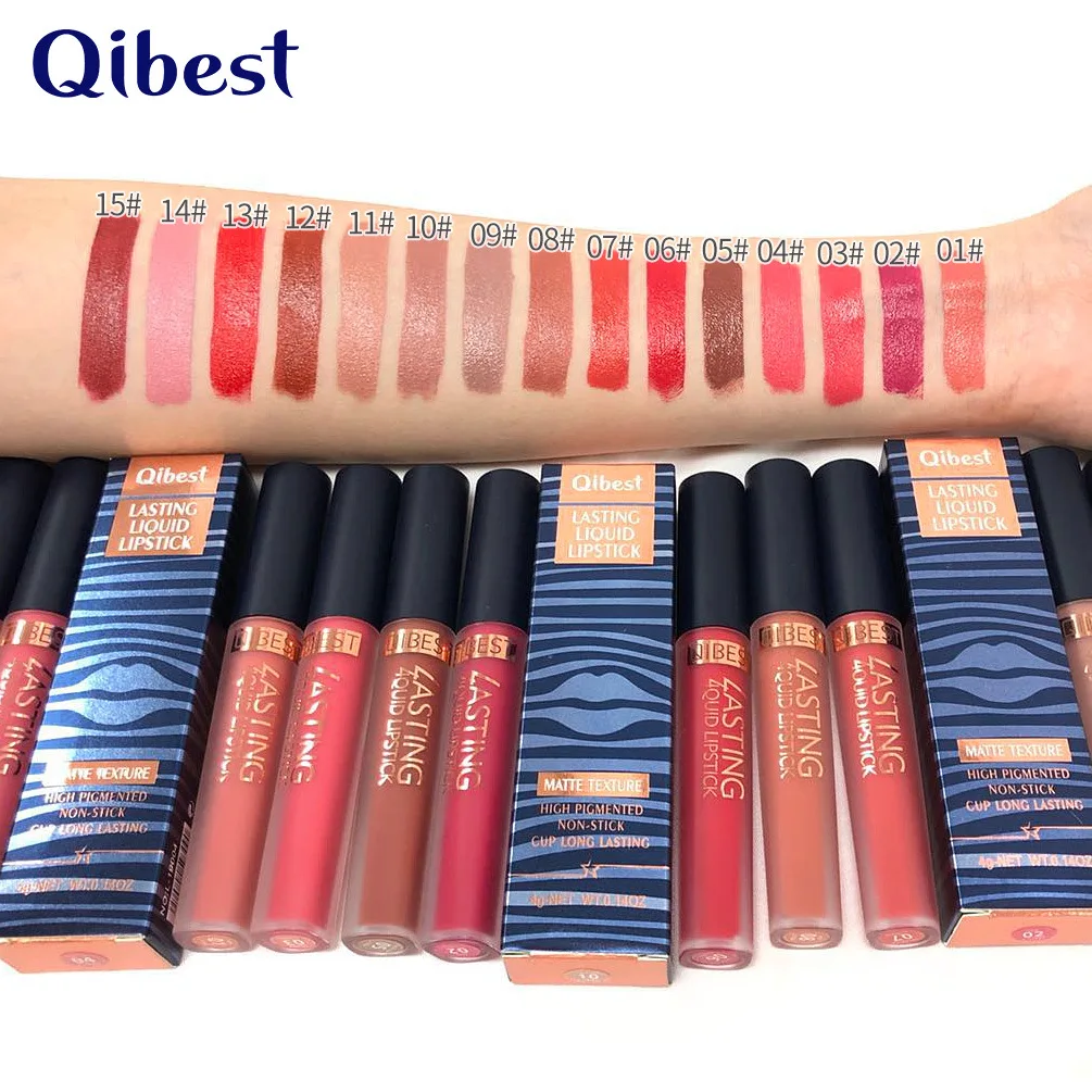 Привлекательная цена, 15 видов цветов крем для губ жидкий блеск для губ, водонепроницаемый, не выцветающие, губная помада