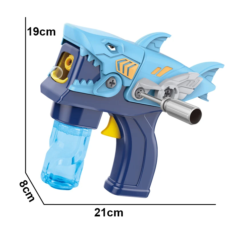 Лидер продаж, самодельный Съемный пистолет-пузырь для рыбы, игрушечный пистолет для пузырьков для летнего использования