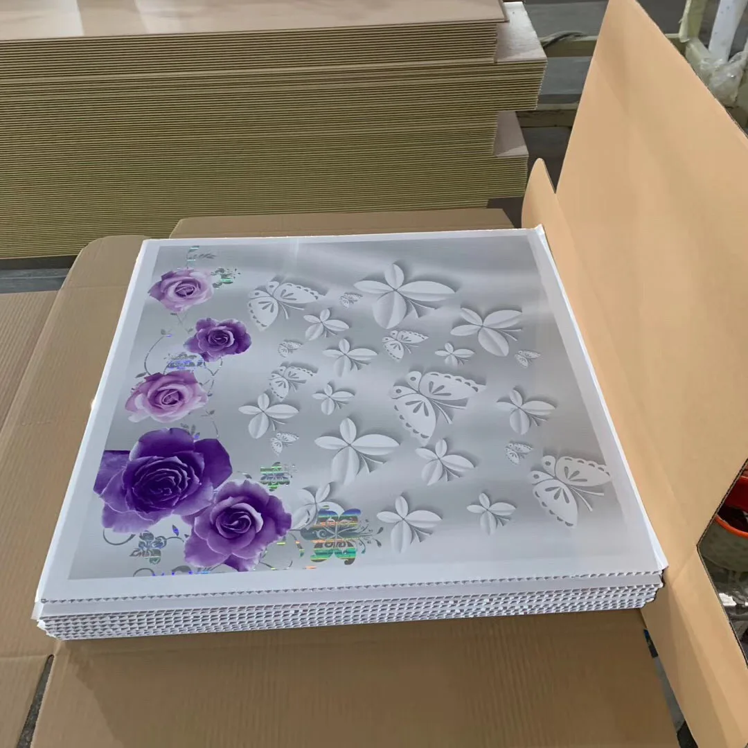 Factory Direct Latest Design 2x2 Pvc Tiles Drop Ceiling  60x60 Ceiling Interior Decoration