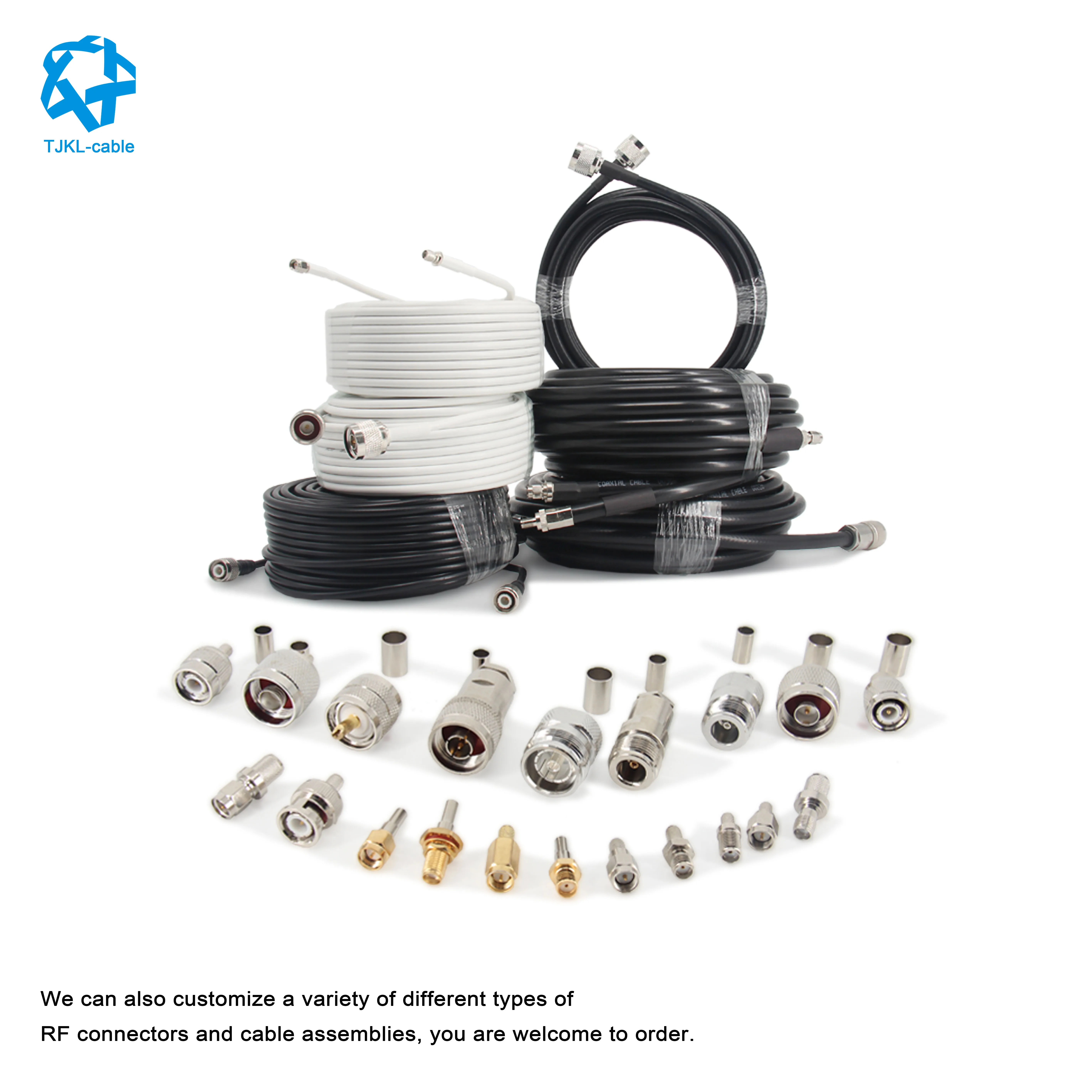 
lmr240 50Ohm rf coaxial cable N male sma male lower loss cable LMR400 LMR200 LMR195 LMR100 lmr series customized 