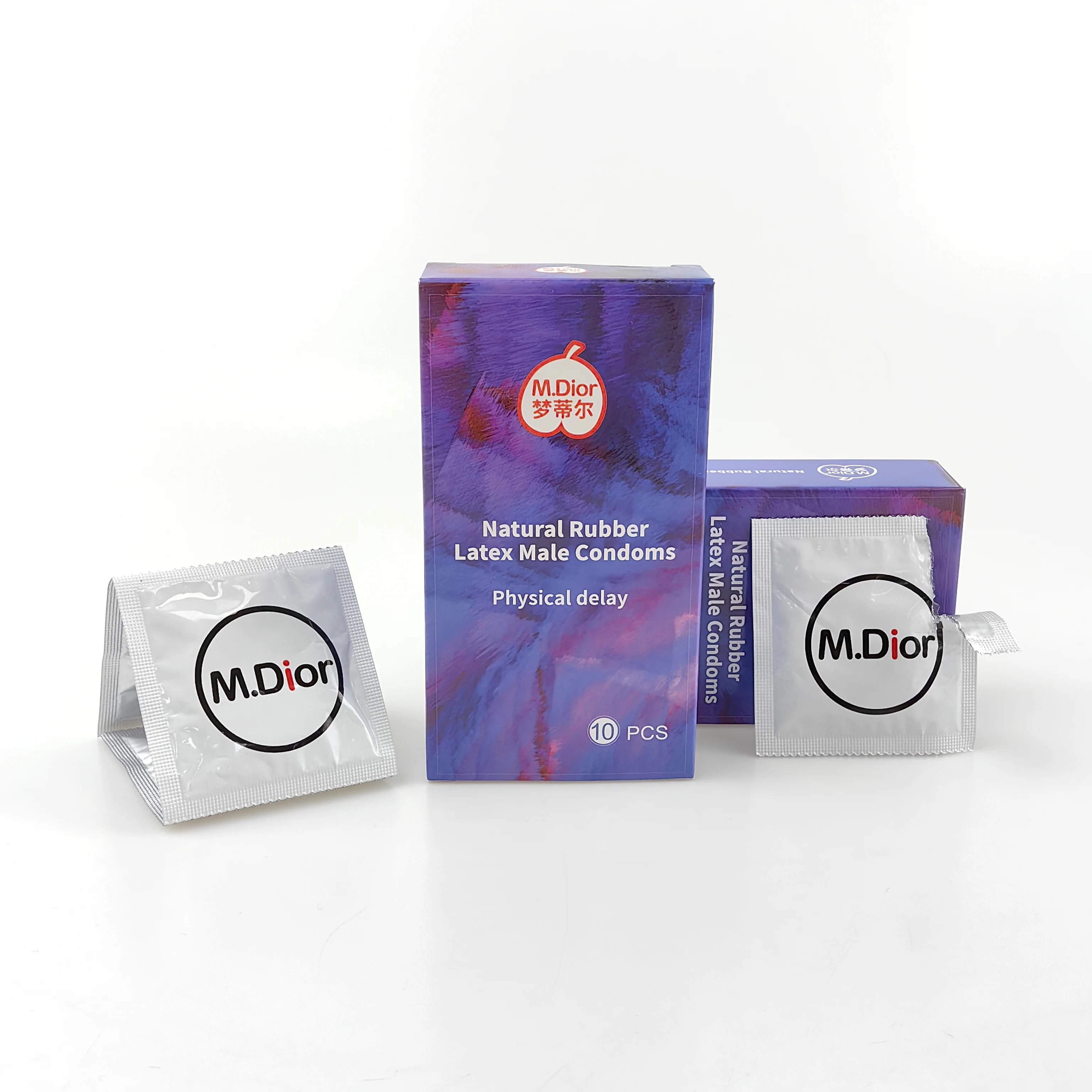 Superior Quality Extra Strength Male Latex Condoms New Design with Anti-Slip Feature Good Quality Physical Delay Condoms