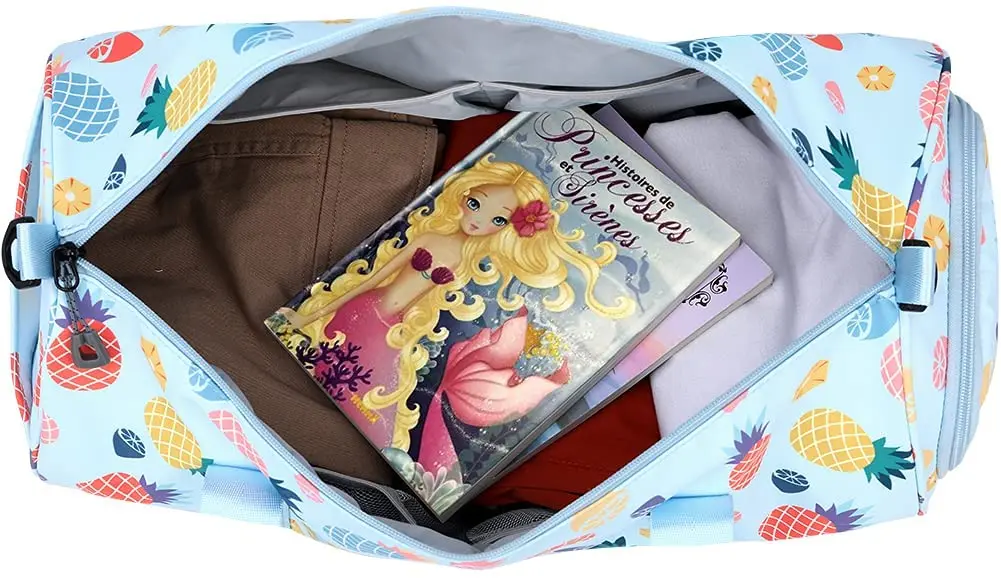 Bolsa de viaje para niñas, bolsa de viaje de fin de semana, bolsa de lona  para niños, bolsa de baile para niñas, bolsa de viaje con compartimento  para