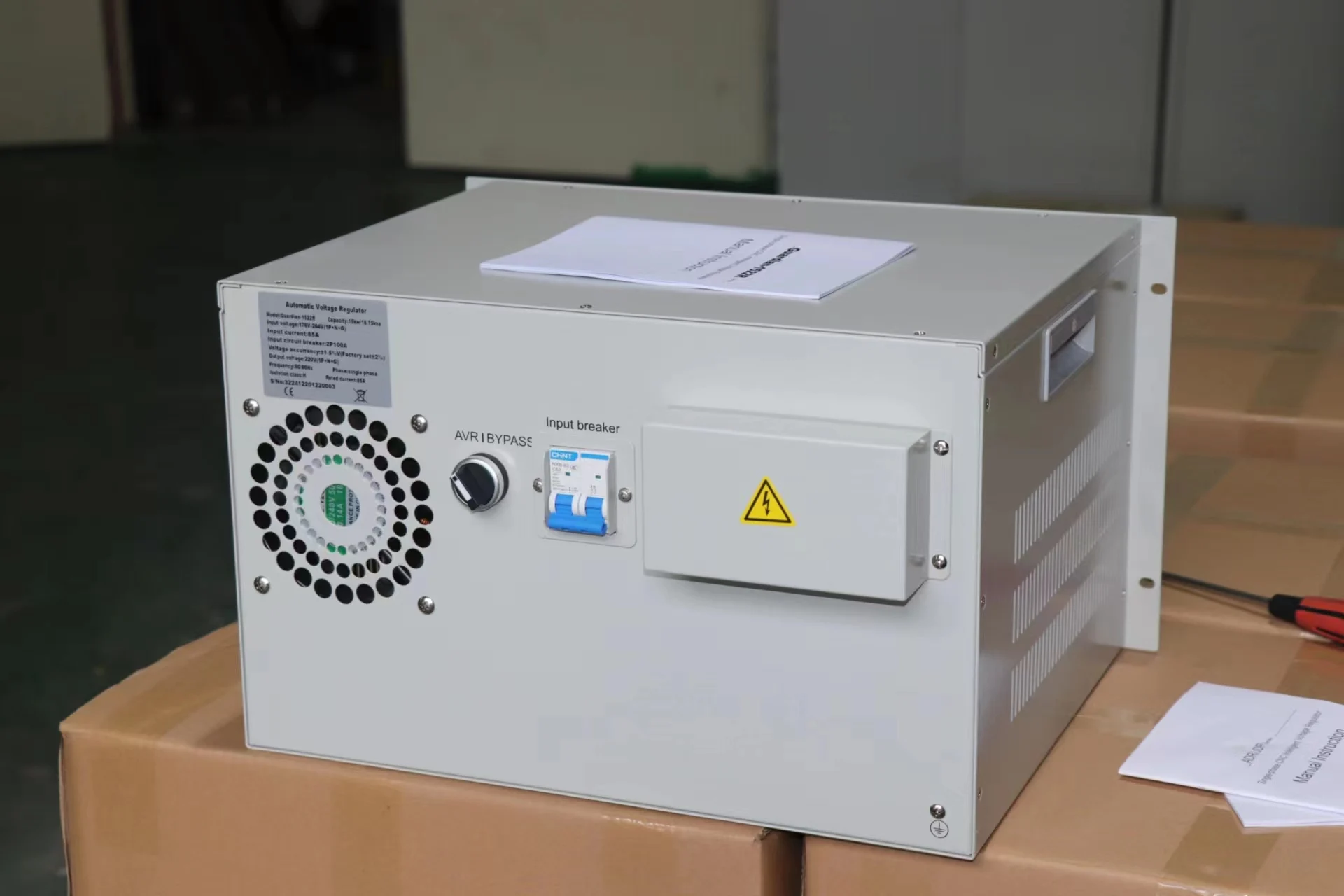 Good Quality Automatic Single Phase 5KVA Voltage Stabilizer for UPS Rack Mount Single Phase Ac Voltage Regulator