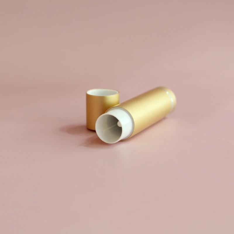 Aluminum Packaging Tubes Cosmetic Round Empty Tube Container Custom Lip Balm Tube