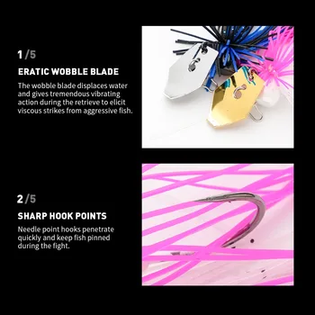 CHEERY 10g Water-blocking Board Composite Rotating Sequins Anti-hanging Bottom Sequins Lure Lure Artificial Bait – Lure – view 5