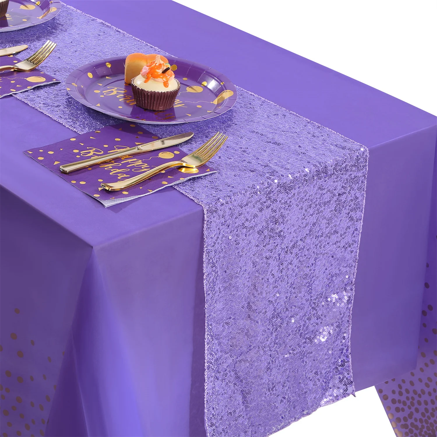 Customized Printed Rectangle Disposable Waterproof and Oilproof Birthday Wedding Party Plastic Tablecloths Table Cover