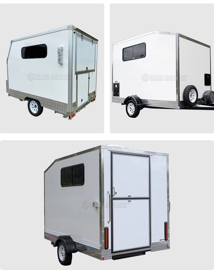 Belyoo Dog Wash Station Truck Dog Grooming Trailer Van Trailer For Pets Pet Grooming Trailer For