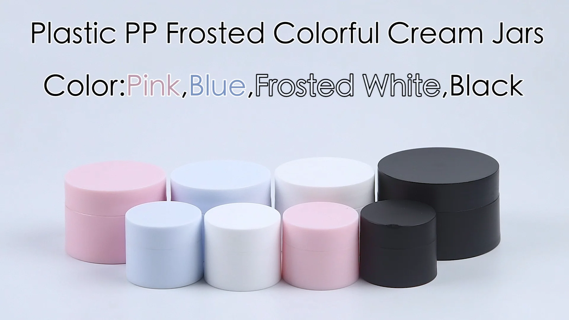 Fancy Double Wall Cosmetic Container 3g 5g 10g 15g 30g 50g 80g Matt