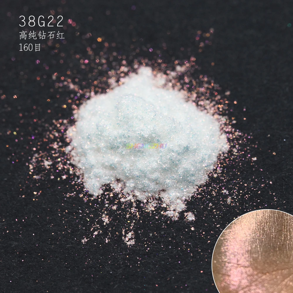 Sheng Zhu Pearls Diamonds Pigment Interference Mica Powder for Eye Shadow Nail Polish Resin