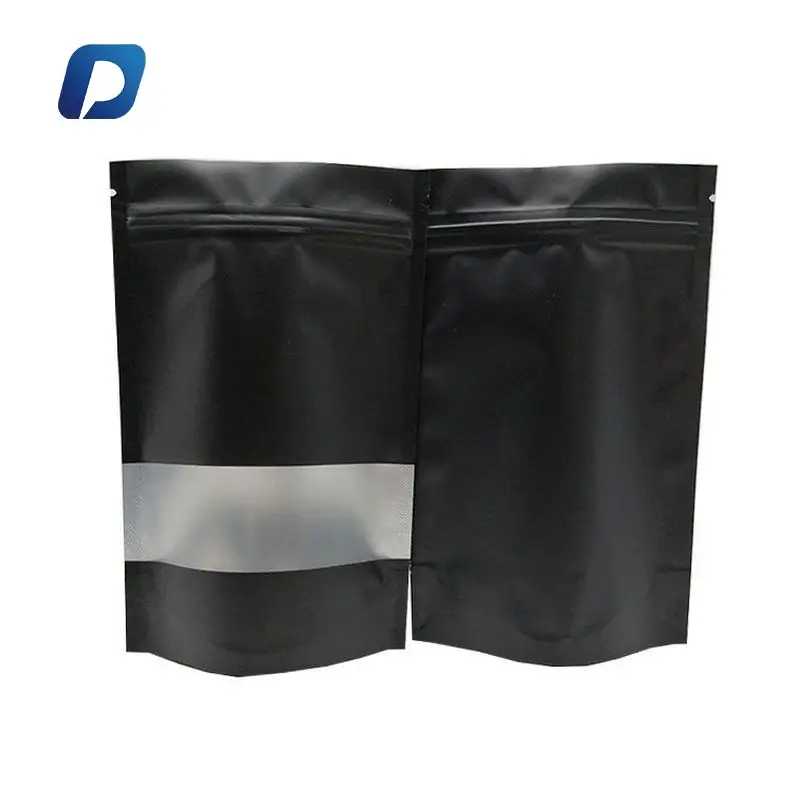 Bolsas a prueba de olores, 4x6 pulgadas, negro mate, resellable