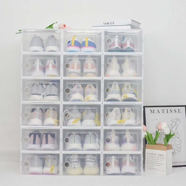 Cross-border style home shoes box transparent shoes underwear collection box shoes cabinet home