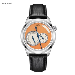 316L Stainless Steel Double Curved Sapphire Crystal Mirror 40mm Luxury MIYOTA 82S7 Mechanical Movement Custom Automatic Watches