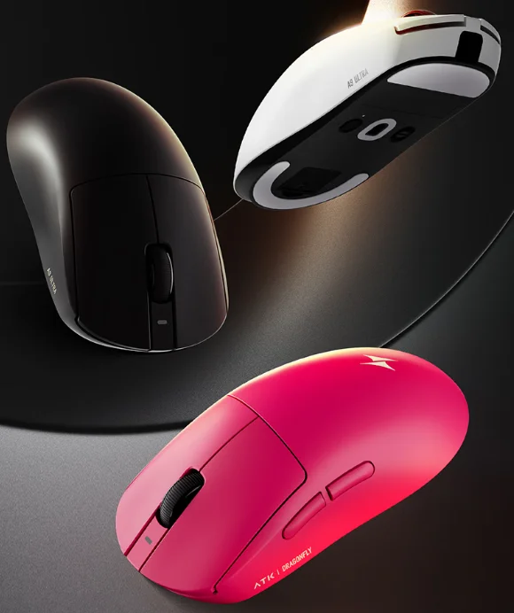 ATK Dragonfly A9 ゲーミングマウス 26000DPI 充電式 5ボタン 2.4GHz