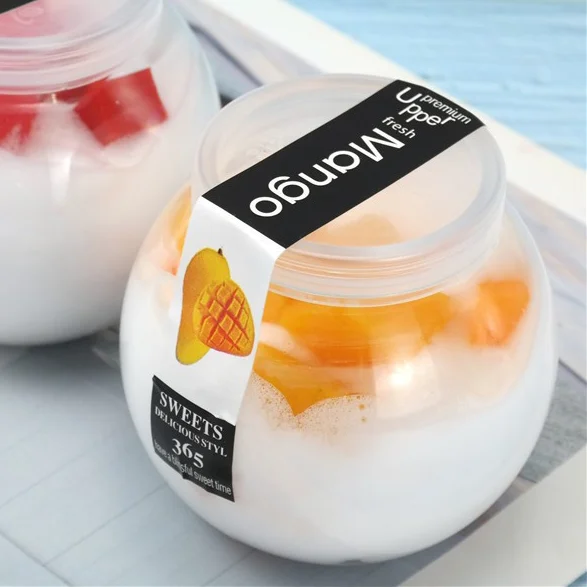 Lawei 40 barattoli per yogurt con coperchio, 150 ml, in vetro di ricambio, per marmellate, gelatine, miele, dessert, latte