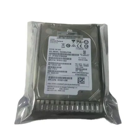 ថ្មម៉ាស៊ីនសេវាកម្ម 785067-B21 785410-001 10K 12G 300GB SAS 2.5''