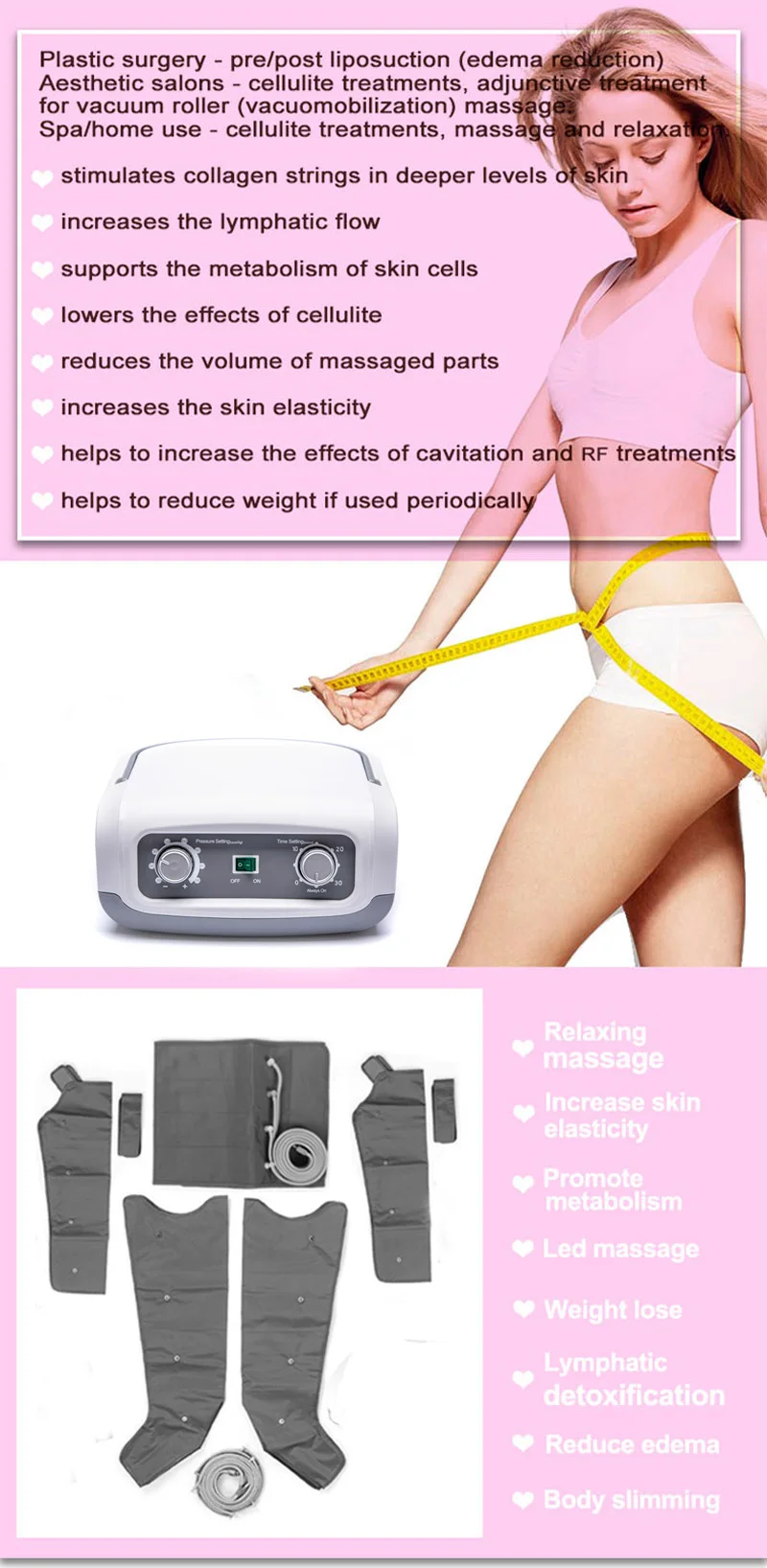 Medical Physical therapy device  Compression therapy for Prevention and Treatment of Varicose Veins manufacture